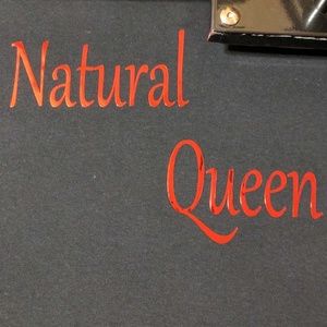 T-shirts Natural Queen red Foil